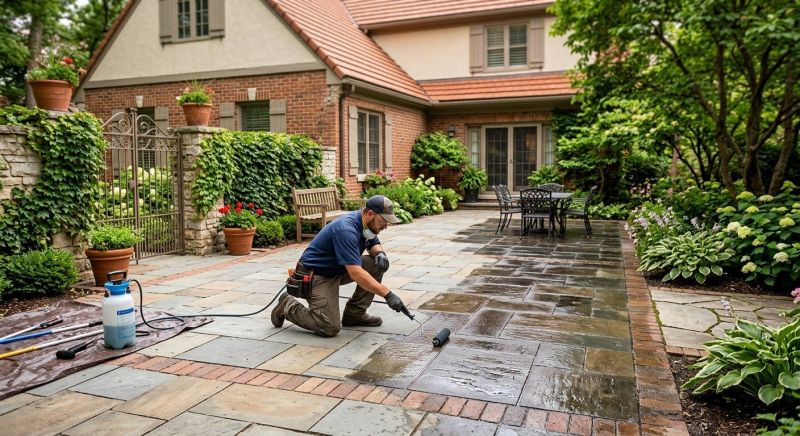 Hardscape Sealing in Kansas City, KS