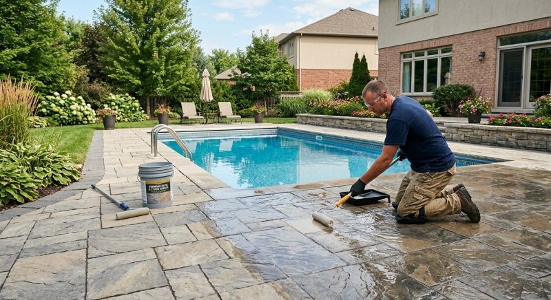 Pool Patio Sealing in Seattle, WA